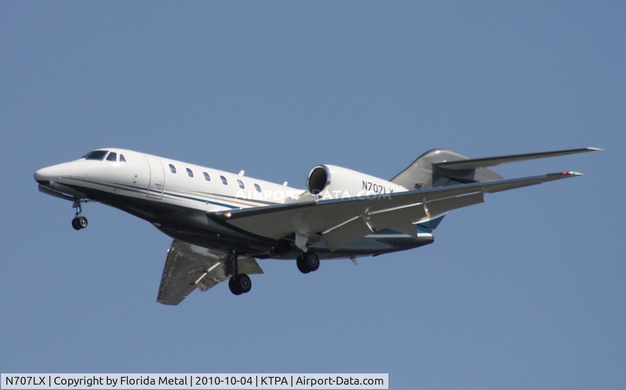 N707LX, 1999 Cessna 750 Citation X Citation X C/N 750-0078, TPA spotting 2010