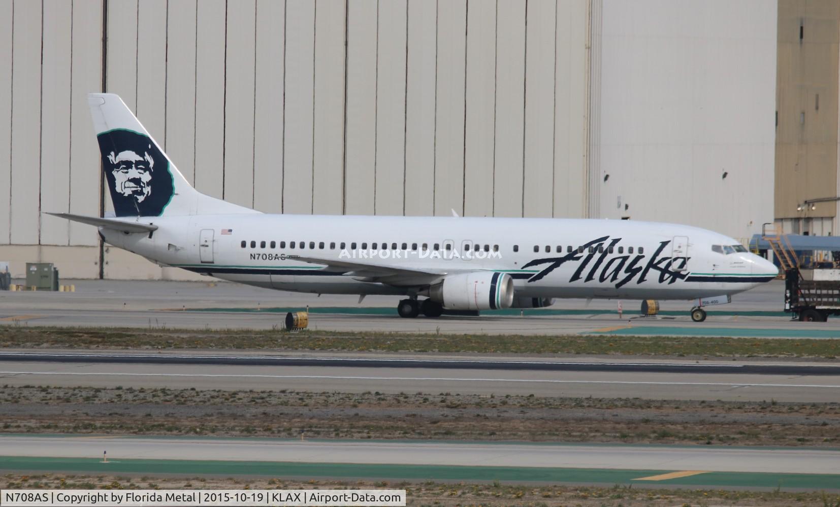N708AS, 1999 Boeing 737-490 C/N 28895, LAX spotting 2015