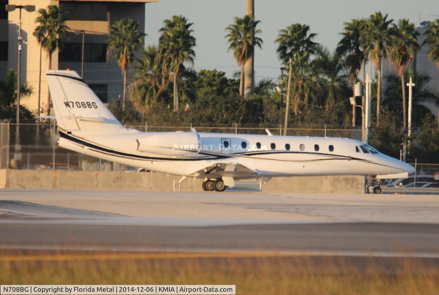 N708BG, 2012 Cessna 680 Citation Sovereign C/N 680-0325, MIA spotting 2014