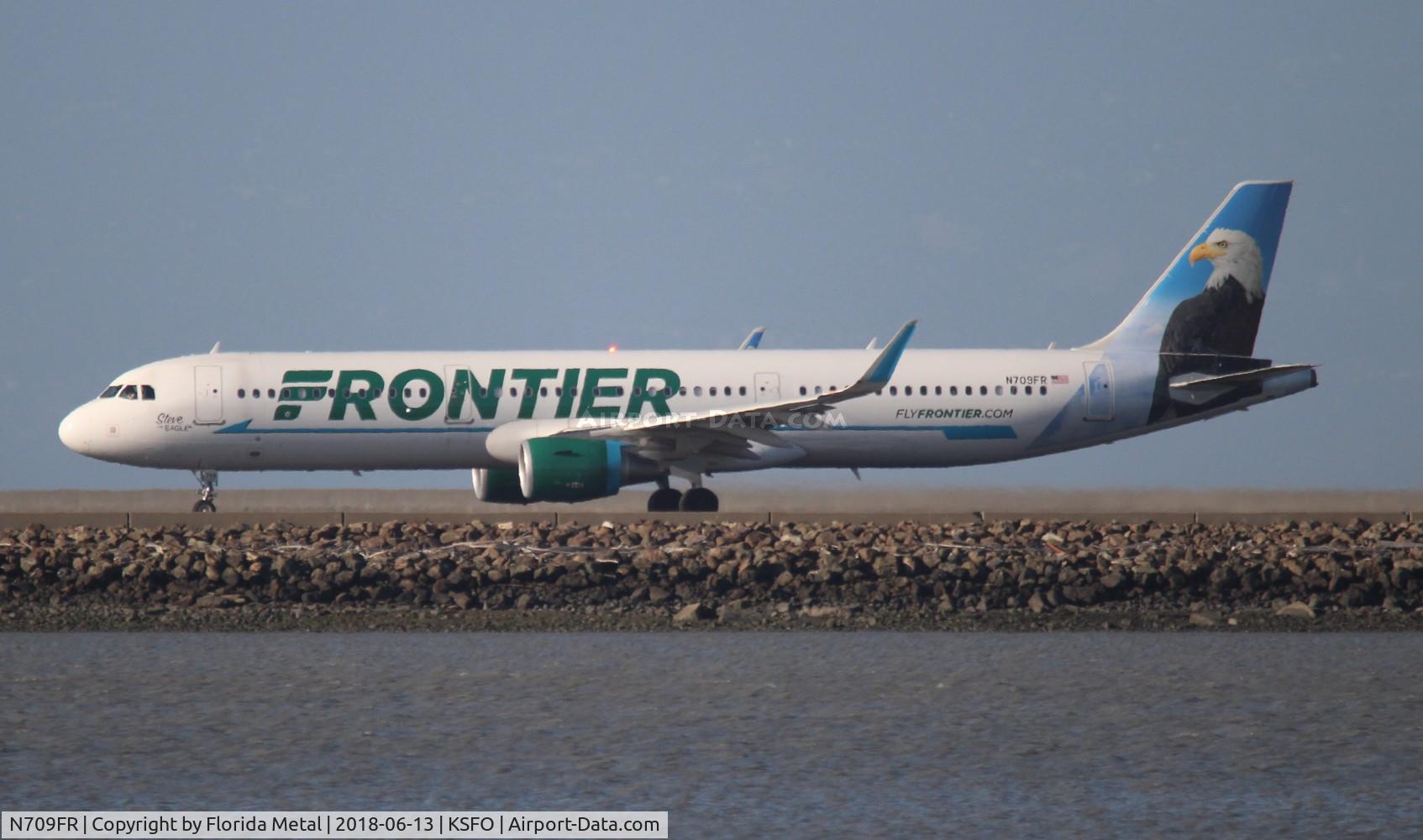 N709FR, 2016 Airbus A321-211 C/N 7097, SFO spotting 2018