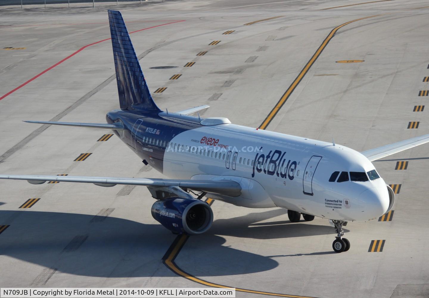 N709JB, 2008 Airbus A320-232 C/N 3488, FLL spotting 2014