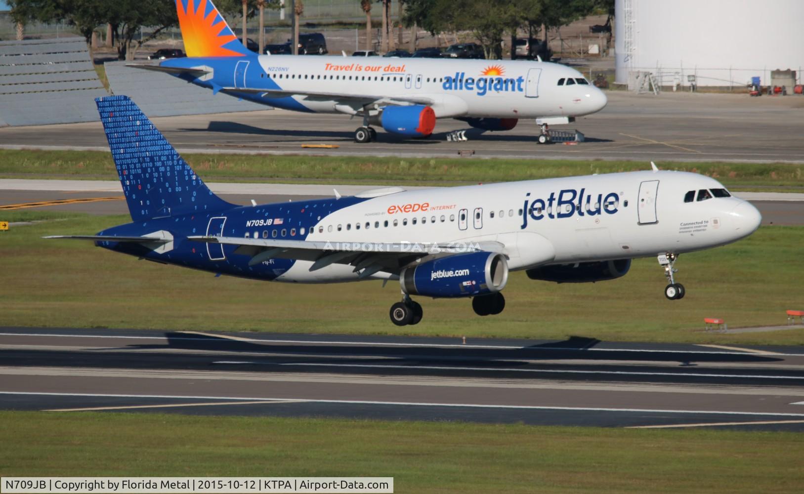 N709JB, 2008 Airbus A320-232 C/N 3488, TPA spotting 2015