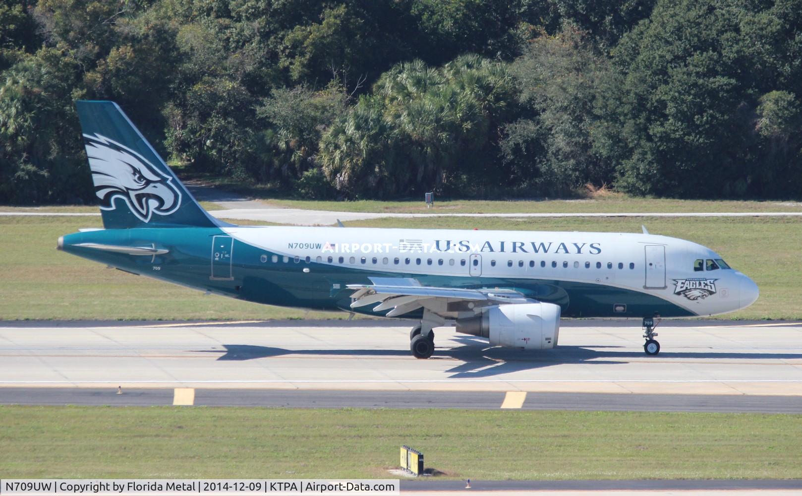 N709UW, 1999 Airbus A319-112 C/N 0997, TPA spotting 2014