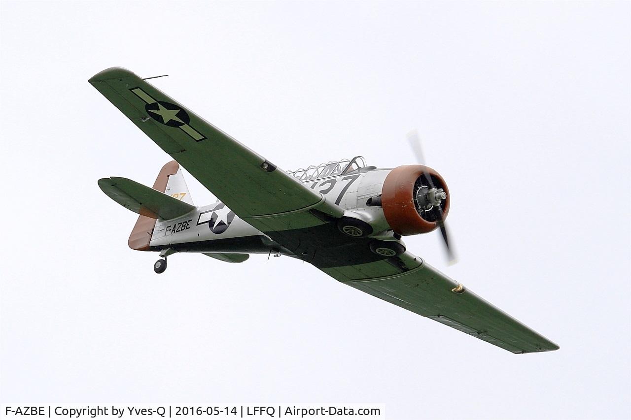 F-AZBE, North American AT-6C Harvard IIA C/N 88-12127, North American AT-6C Harvard IIA, On display, La Ferté-Alais airfield (LFFQ) Airshow 2016