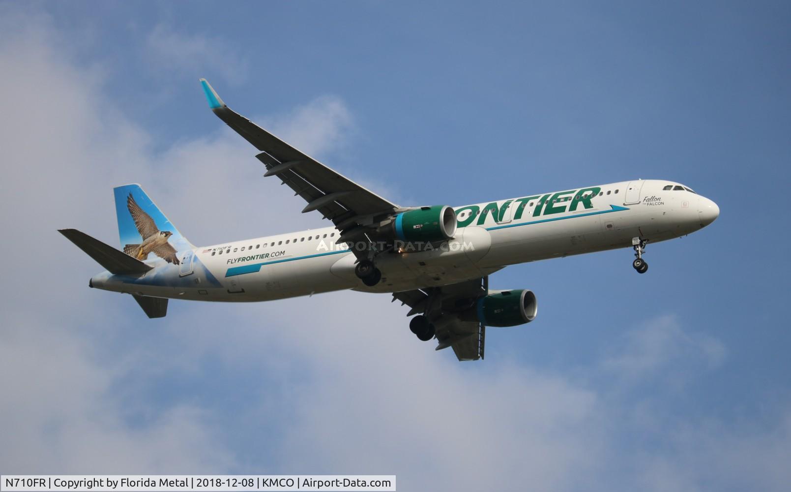 N710FR, 2016 Airbus A321-211 C/N 7179, MCO spotting 2018