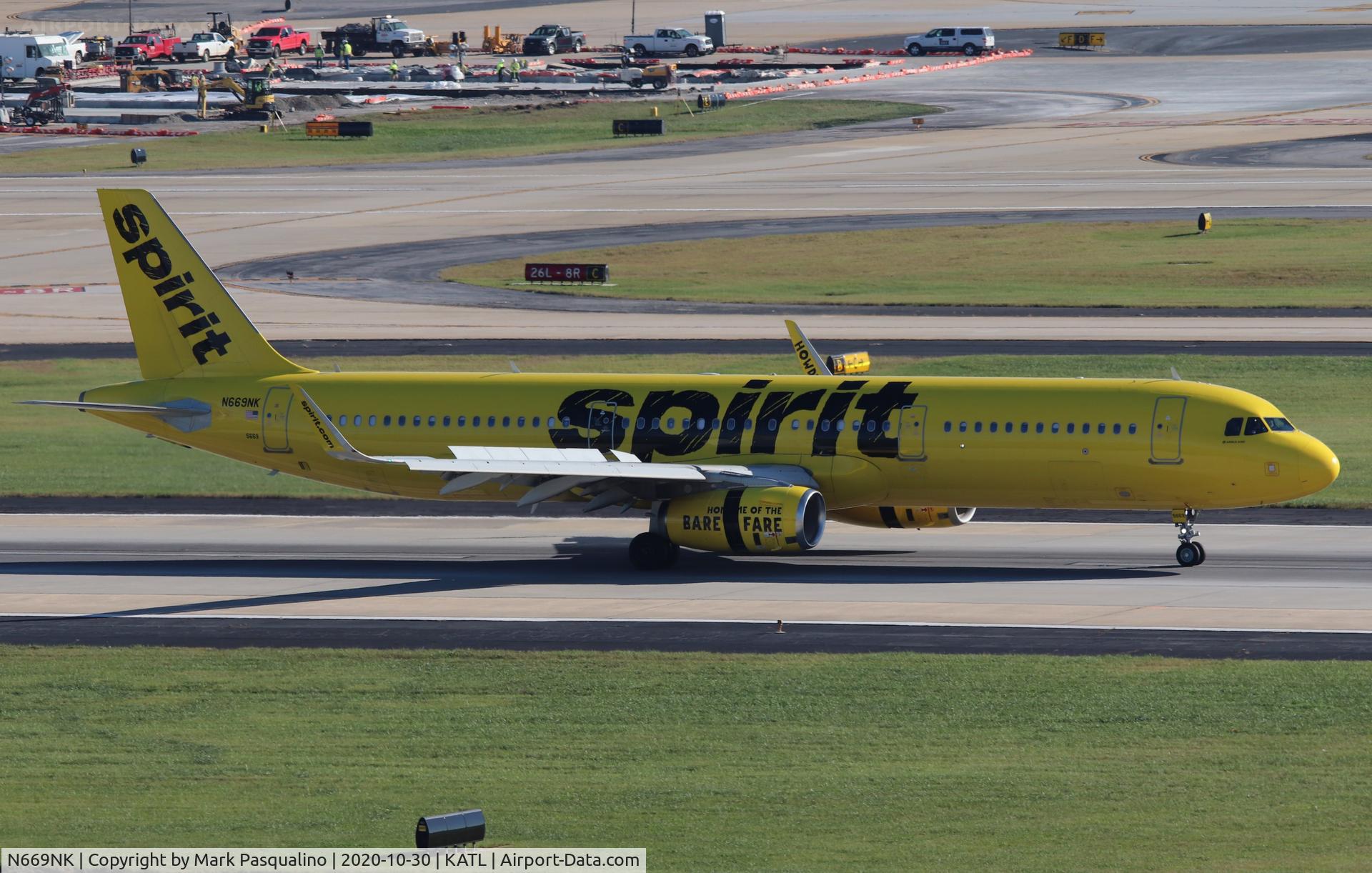 N669NK, 2016 Airbus A321-231 C/N 7296, Airbus A321-231