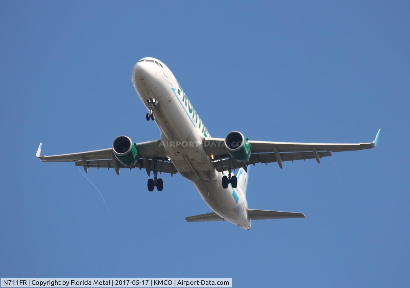 N711FR, 2016 Airbus A321-211 C/N 7184, MCO spotting 2017