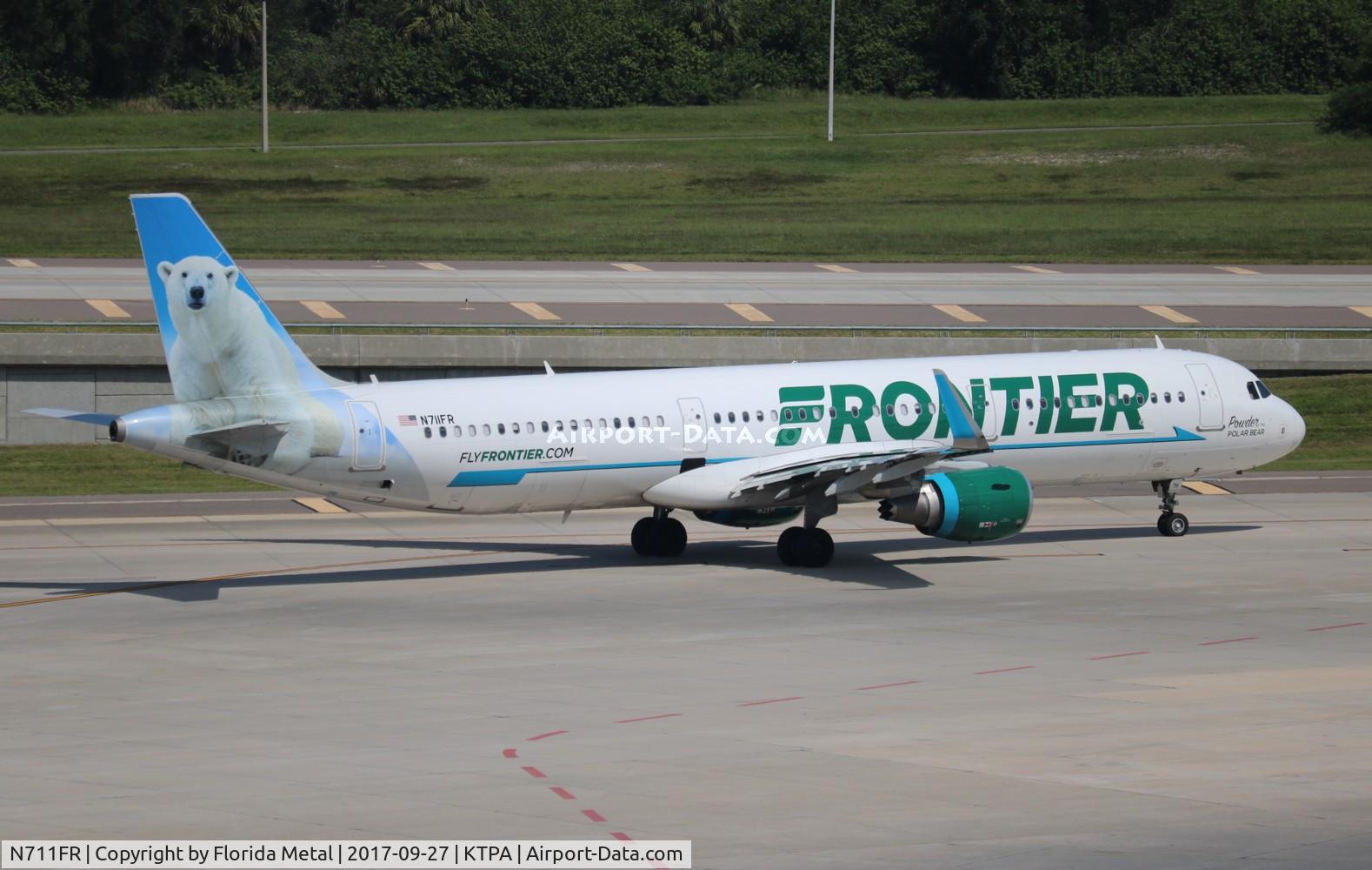 N711FR, 2016 Airbus A321-211 C/N 7184, TPA spotting 2017