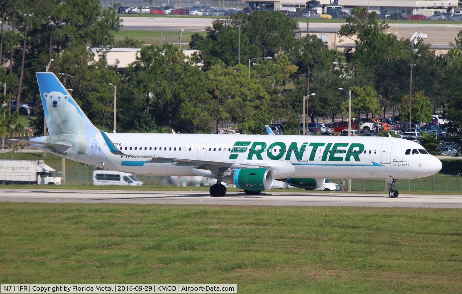 N711FR, 2016 Airbus A321-211 C/N 7184, MCO spotting 2016