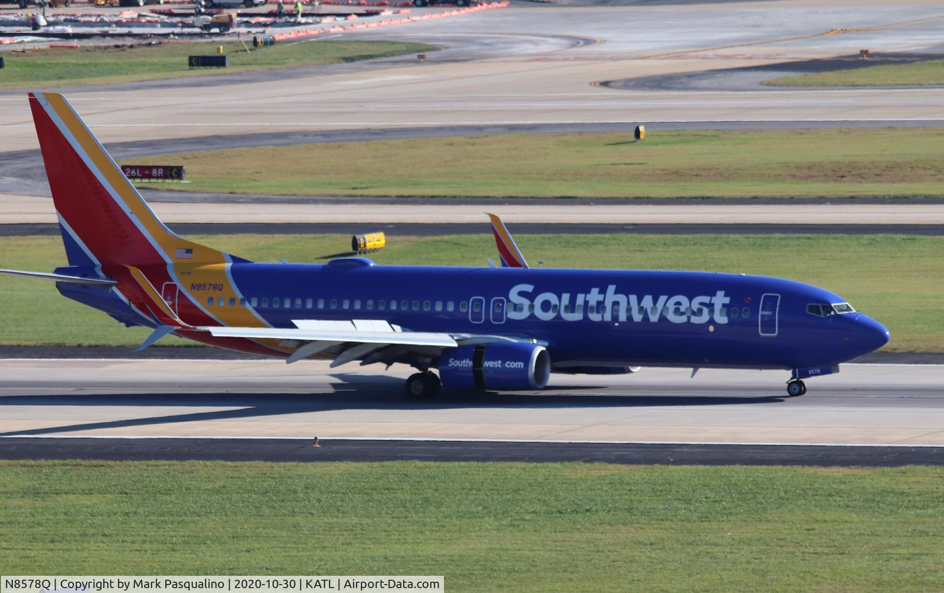 N8578Q, 2018 Boeing 737-8H4 C/N 64349, Boeing 737-8H4