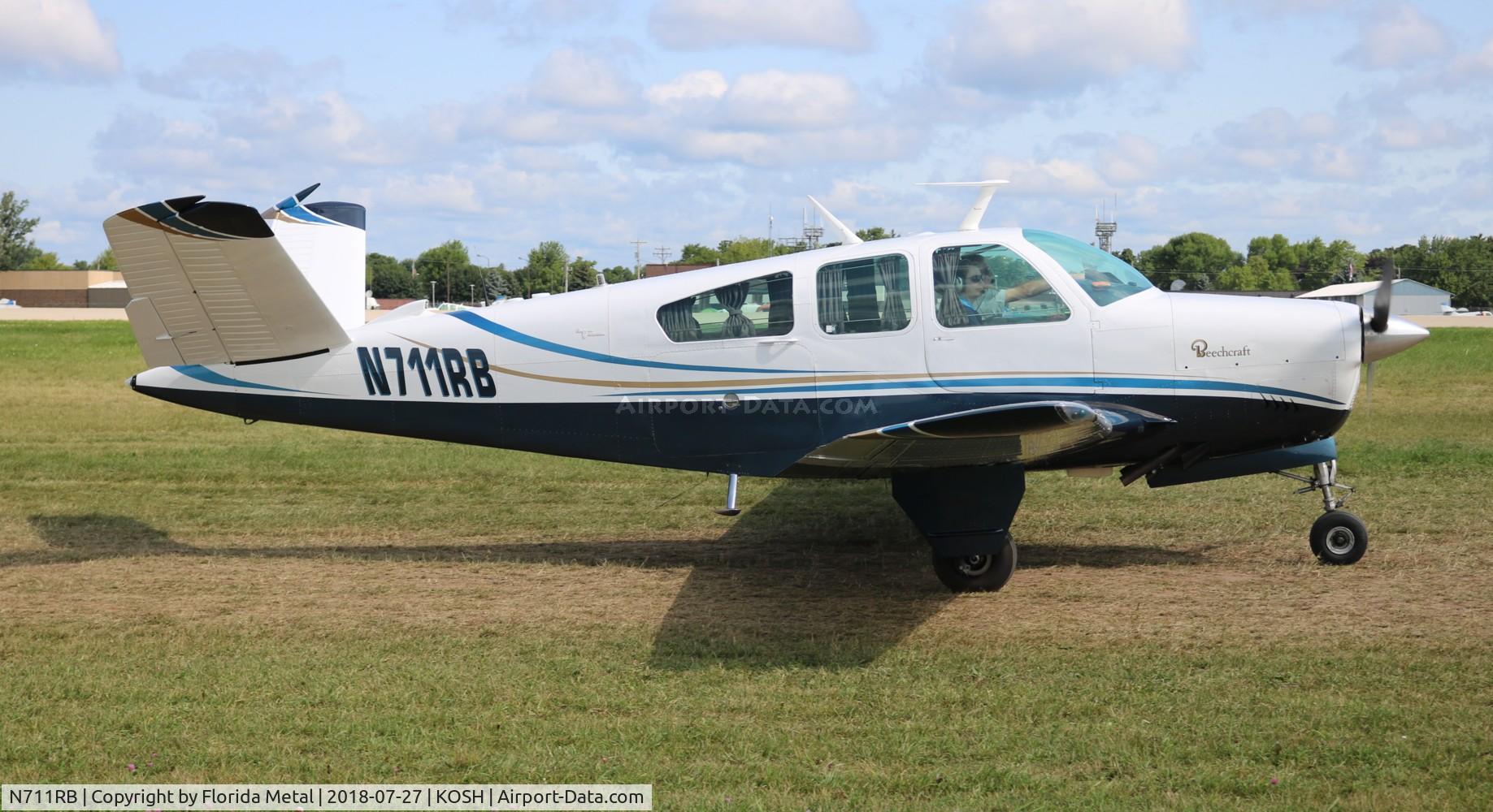 N711RB, 1969 Beech V35A Bonanza C/N D-9015, EAA OSH 2018