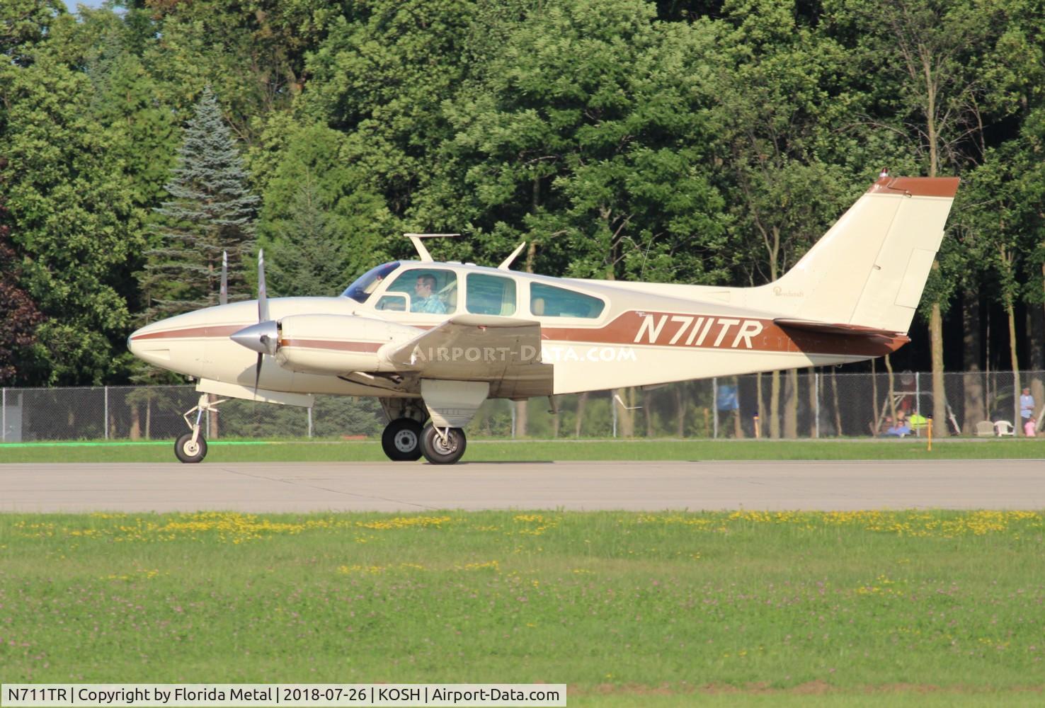 N711TR, 1967 Beech C55 Baron (95-C55) C/N TE-350, EAA OSH 2018