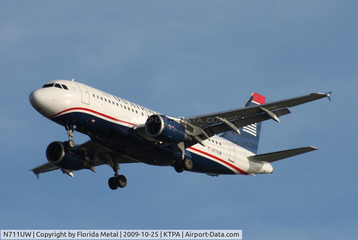 N711UW, 1999 Airbus A319-112 C/N 1033, TPA spotting 2009