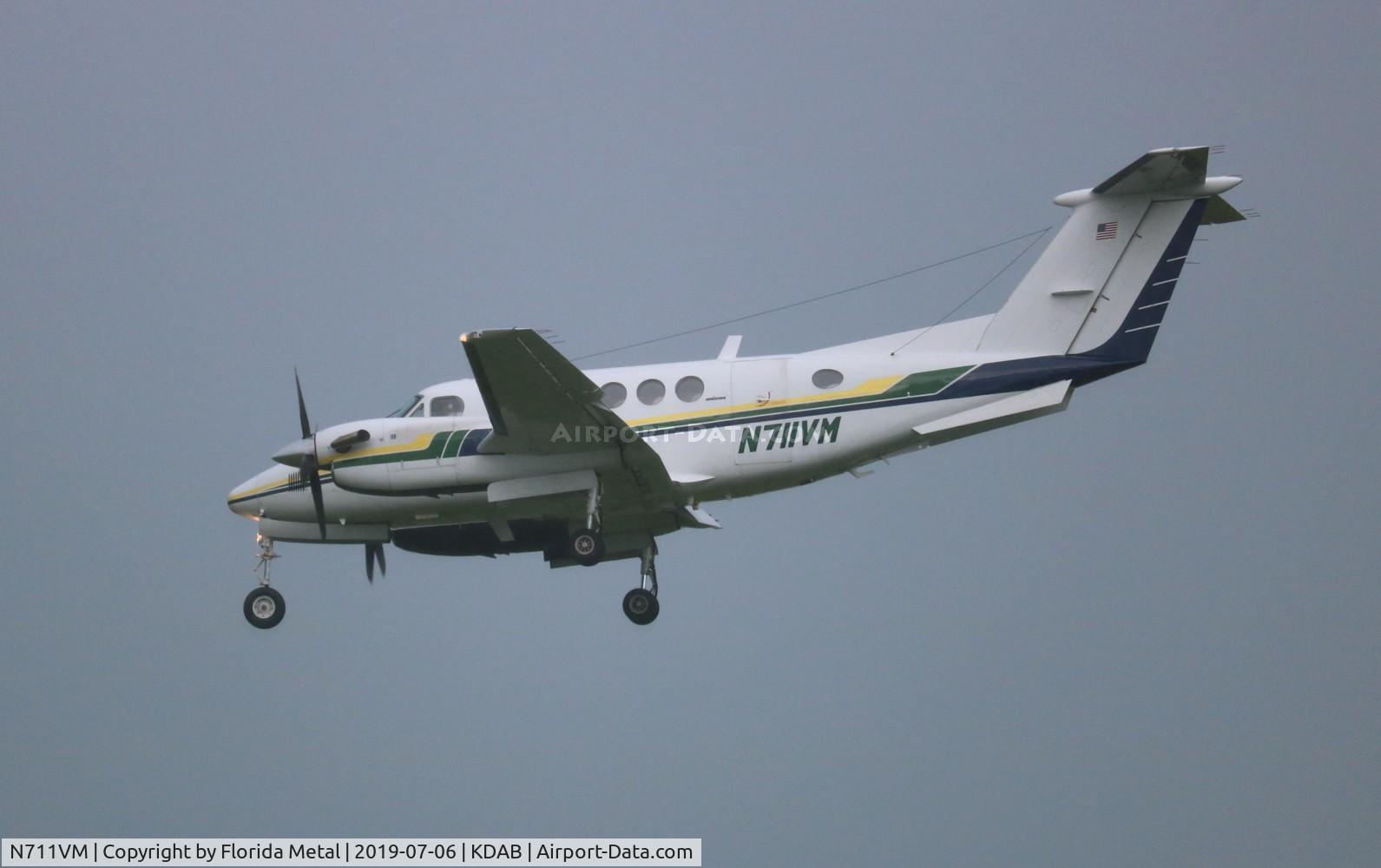N711VM, 1979 Beech 200 Super King Air C/N BB-544, DAB spotting 2019