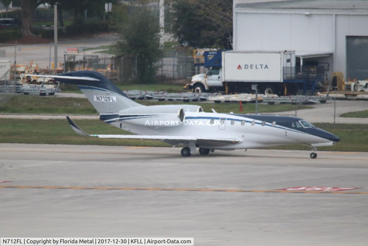 N712FL, 1999 Cessna 750 Citation X C/N 7500082, FLL spotting 2017