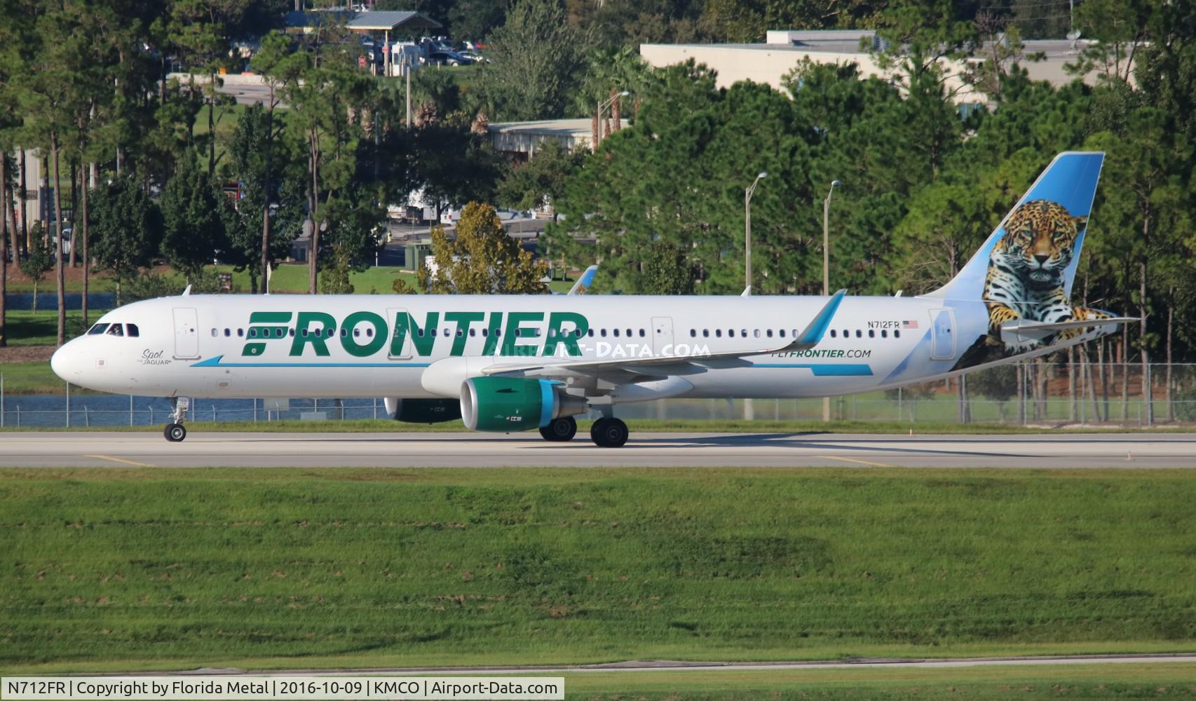 N712FR, 2016 Airbus A321-211 C/N 7204, MCO spotting 2016