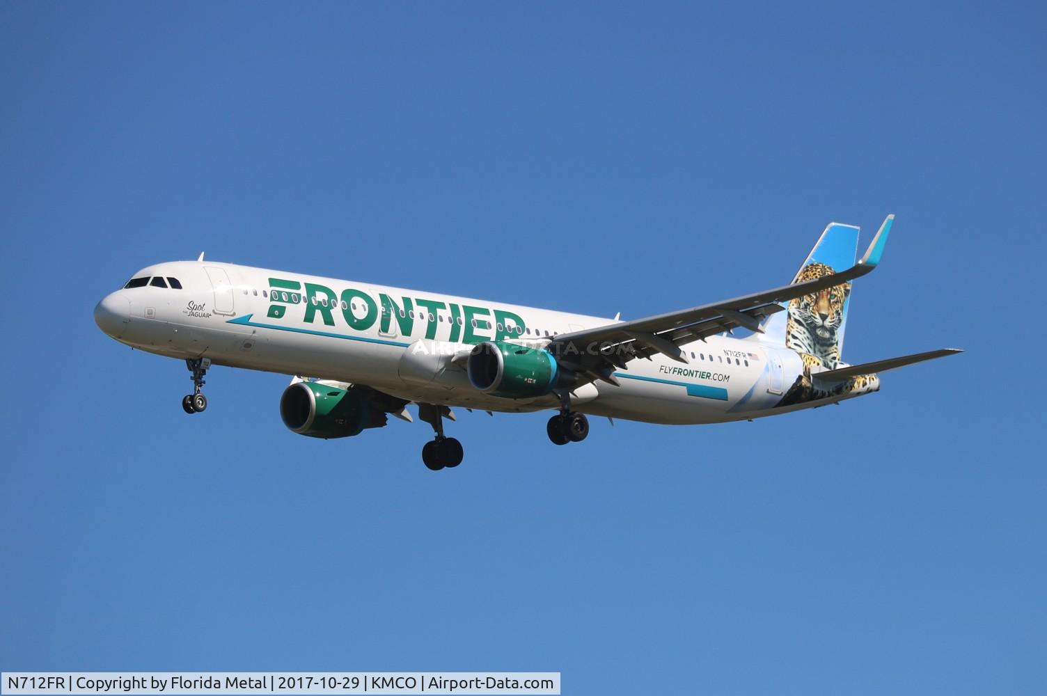 N712FR, 2016 Airbus A321-211 C/N 7204, MCO spotting 2017