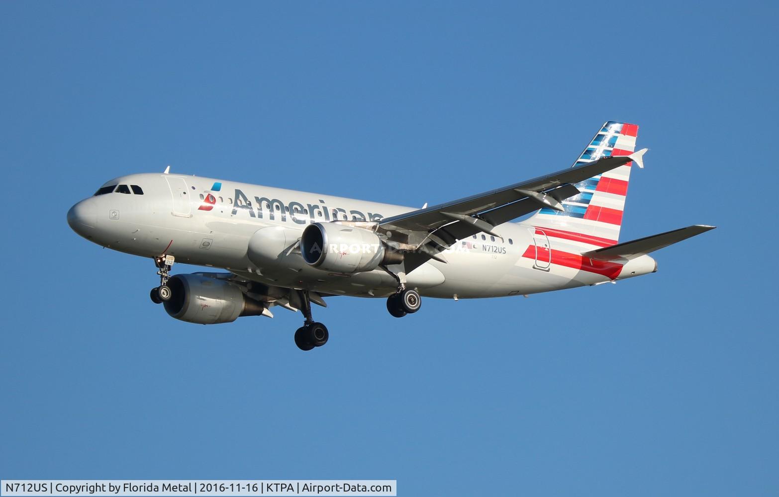 N712US, 1999 Airbus A319-112 C/N 1038, TPA 2016