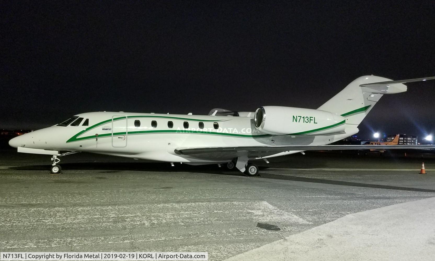 N713FL, 1999 Cessna 750 Citation X C/N 750-0074, ORL spotting 2019