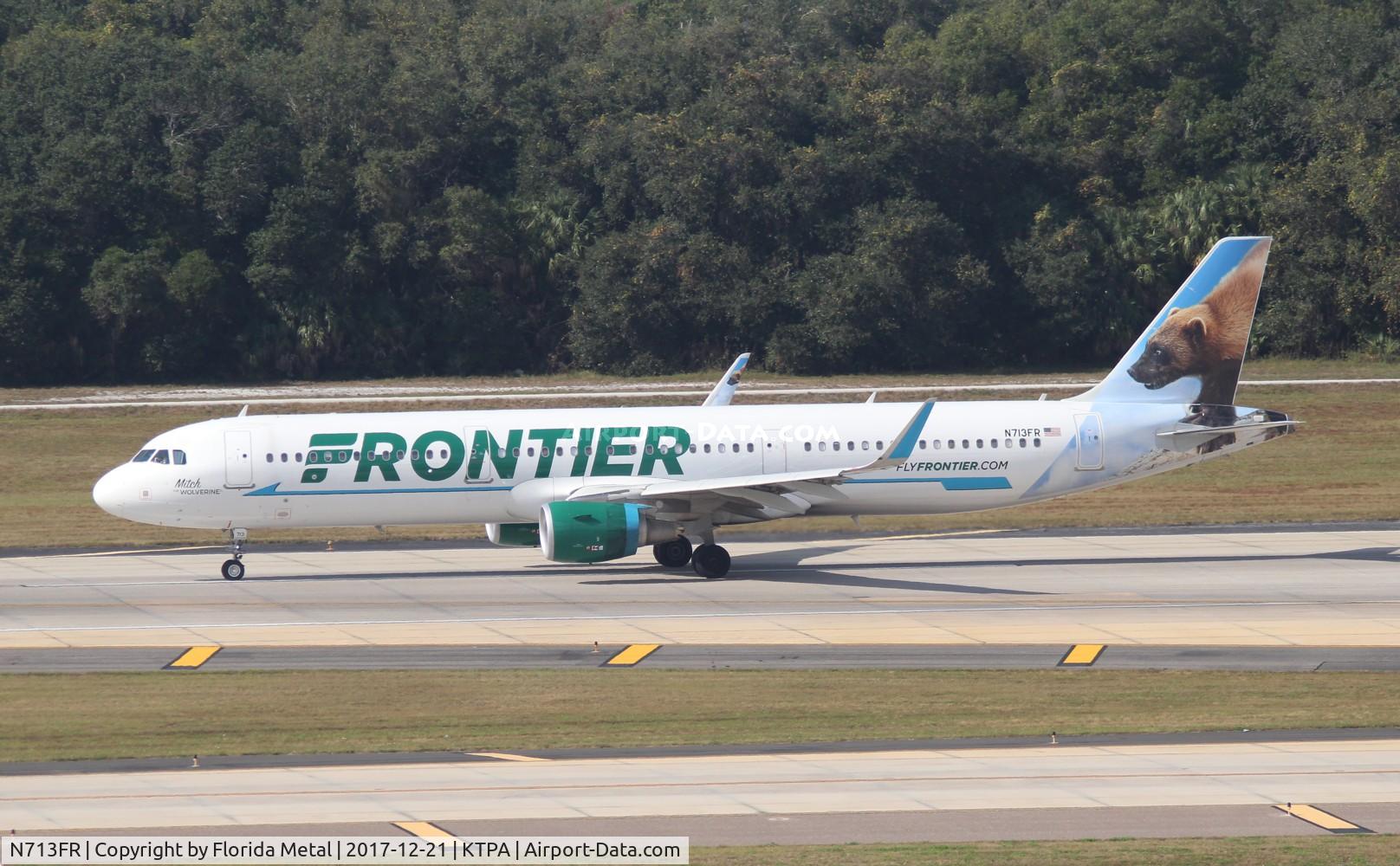 N713FR, 2016 Airbus A321-211 C/N 7286, TPA spotting 2017