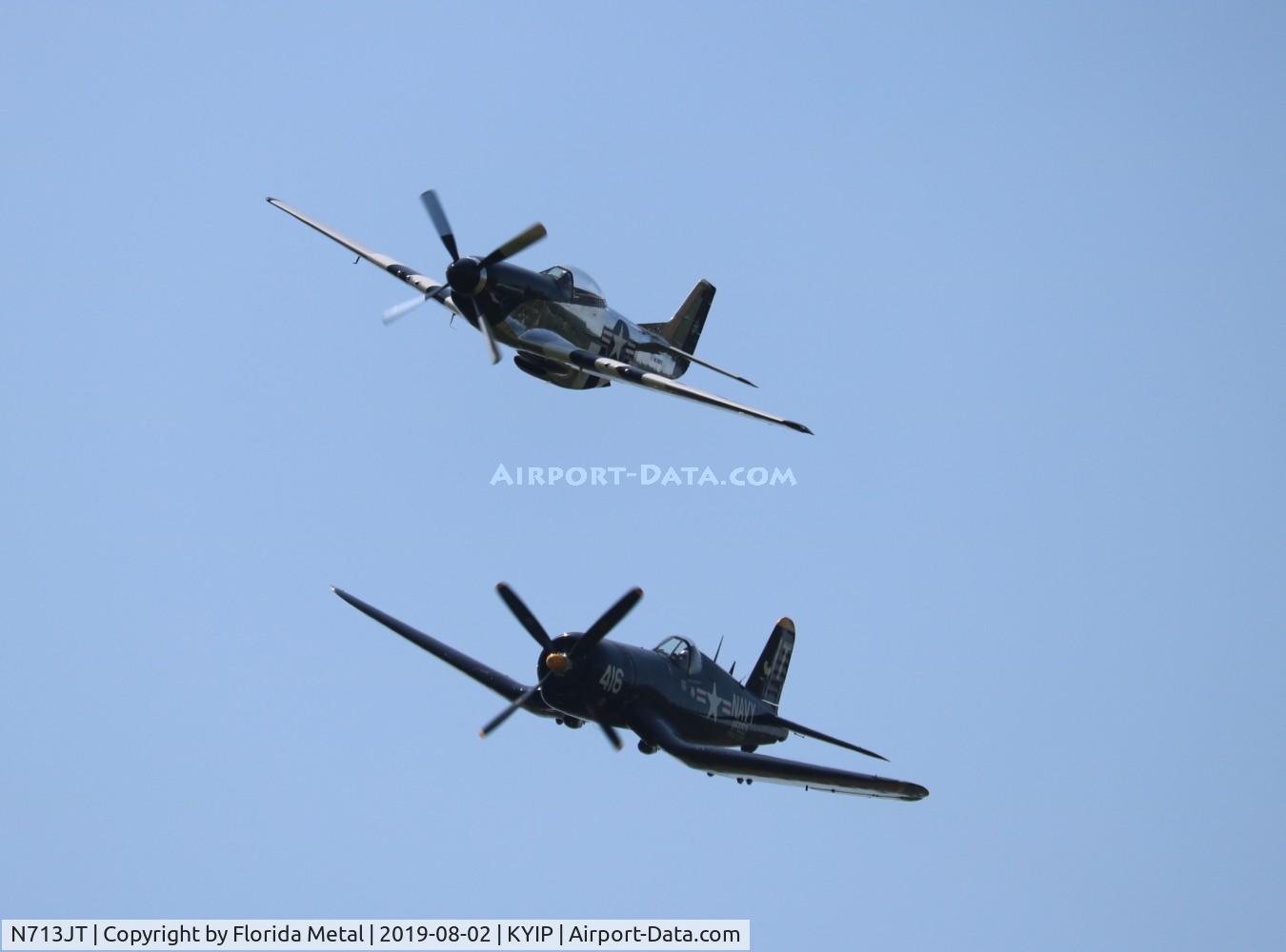 N713JT, 1945 Vought F4U-4B Corsair C/N 97143, TOM YIP 2019