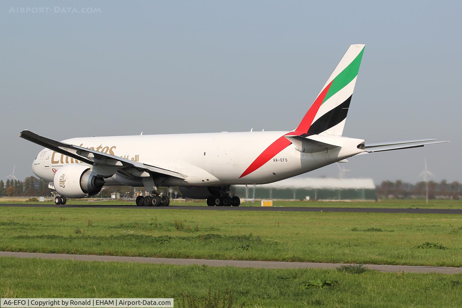 A6-EFO, 2014 Boeing 777-F1H C/N 42233, at spl