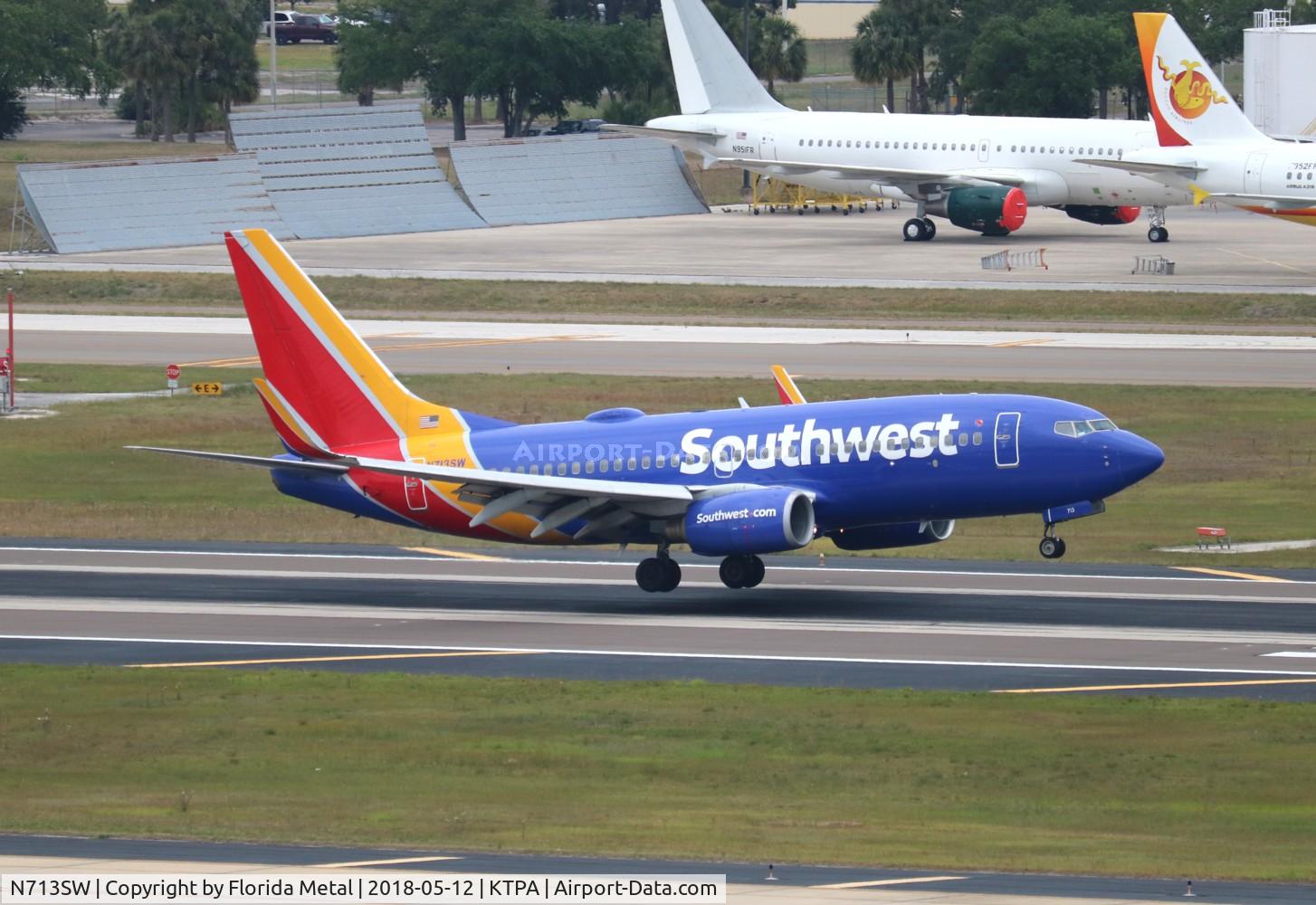 N713SW, 1998 Boeing 737-7H4 C/N 27847, TPA spotting 2013