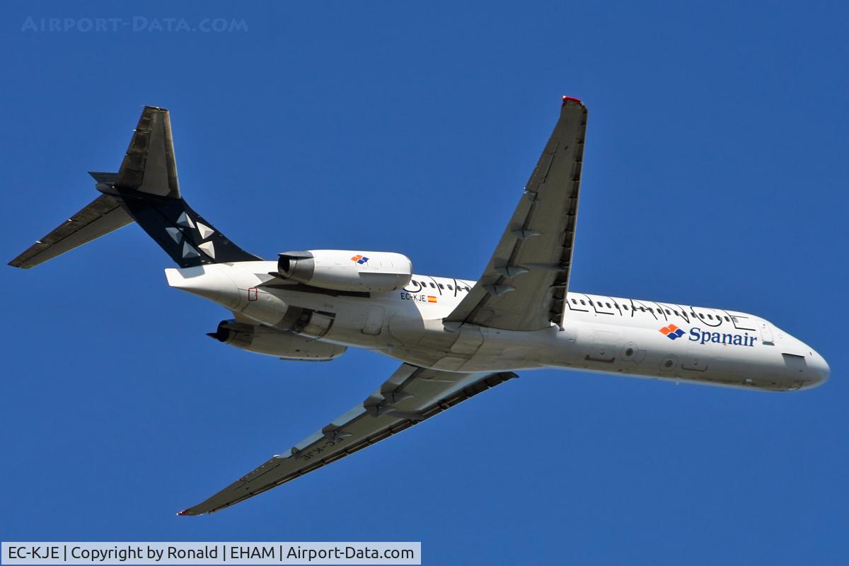 EC-KJE, 1989 McDonnell Douglas MD-87 (DC-9-87) C/N 49606, at spl