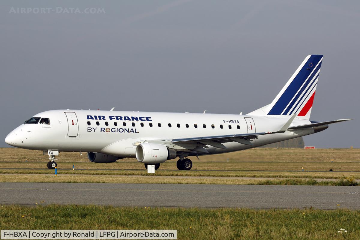 F-HBXA, 2008 Embraer 170LR (ERJ-170-100LR) C/N 17000237, at cdg