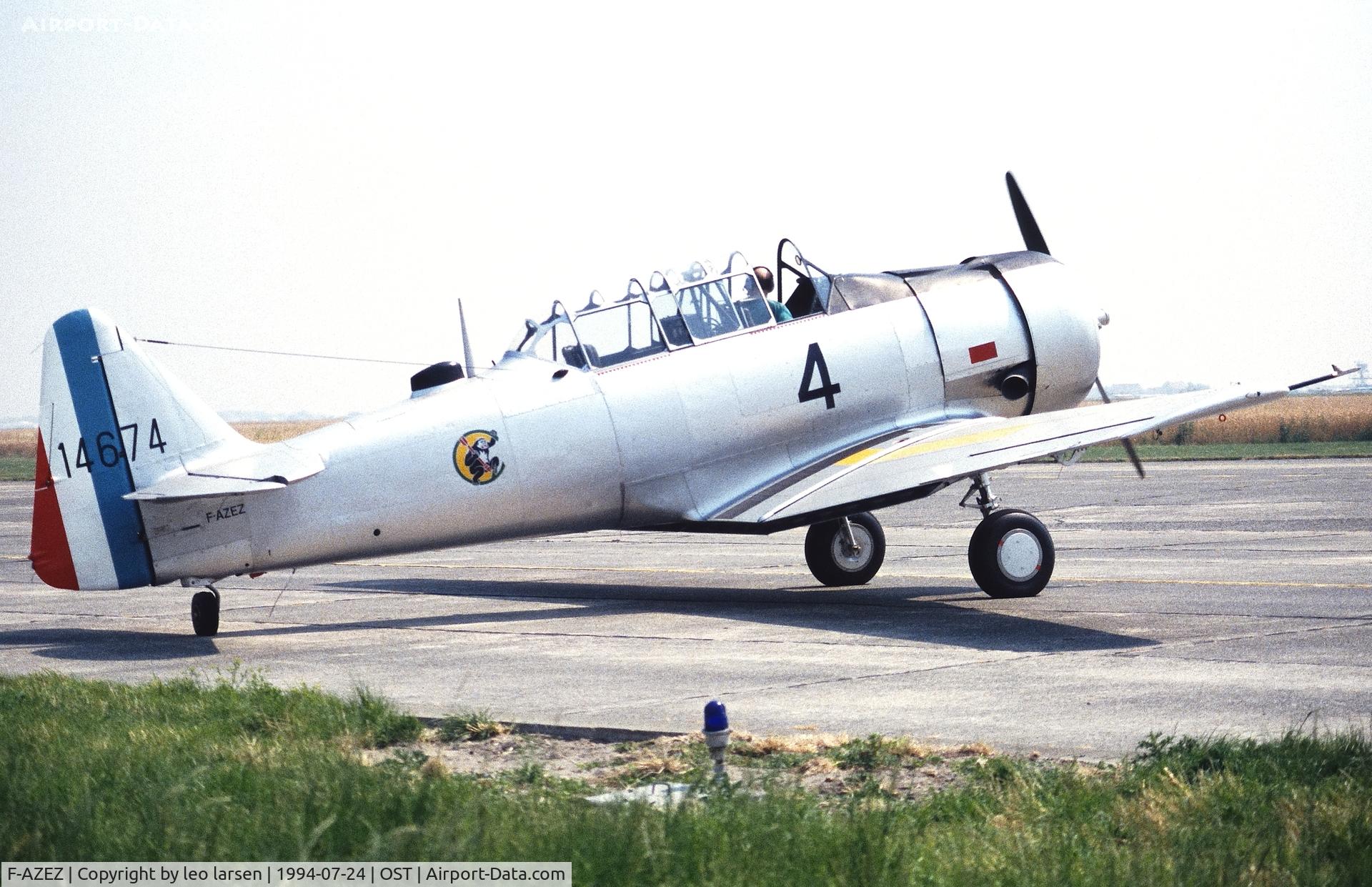 F-AZEZ, 1951 North American T-6G Texan C/N 182-361, Ostende Air Show 24.7.1994