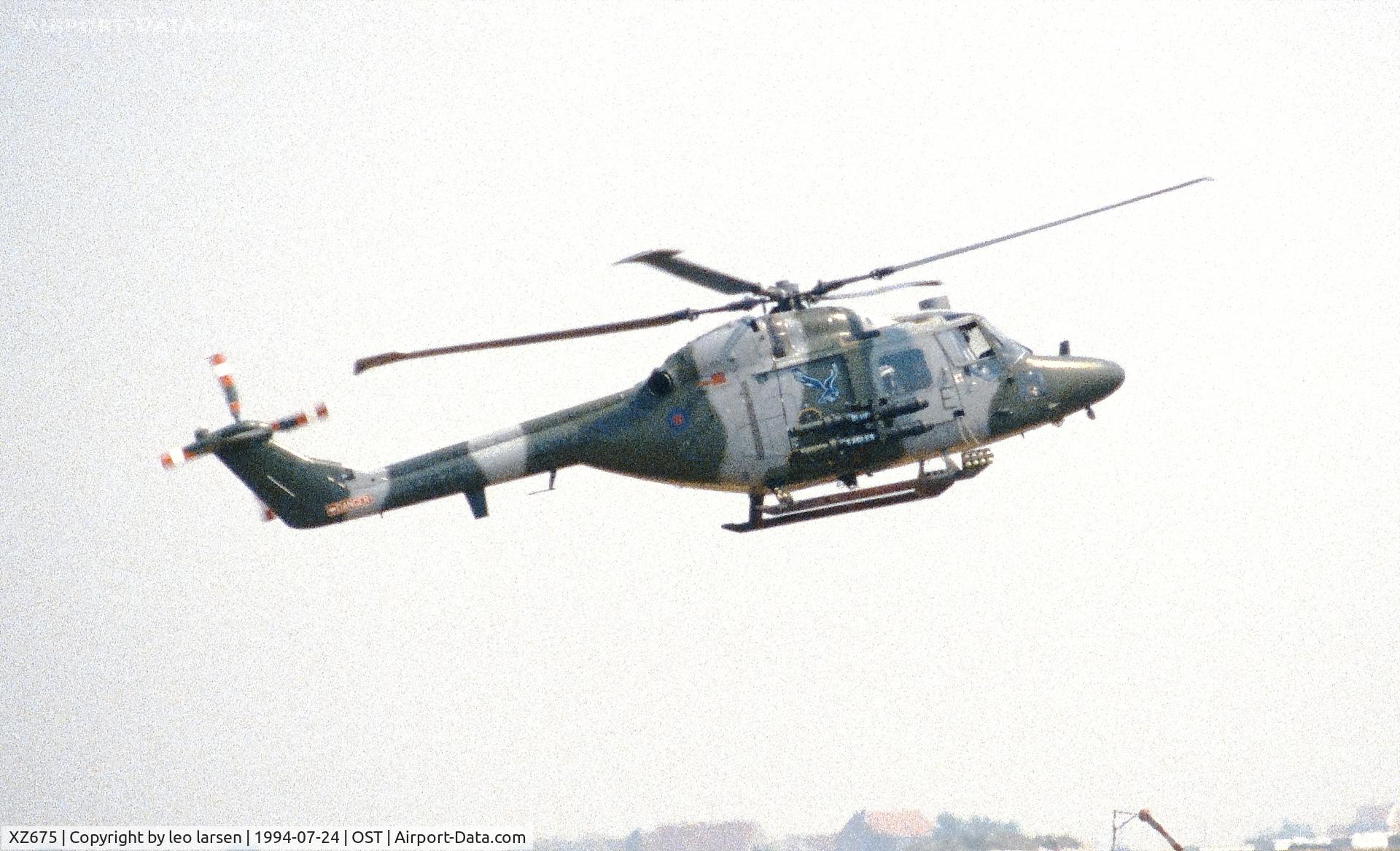 XZ675, 1981 Westland Lynx AH.7 C/N 240, Ostende Air Show 24.7.1994