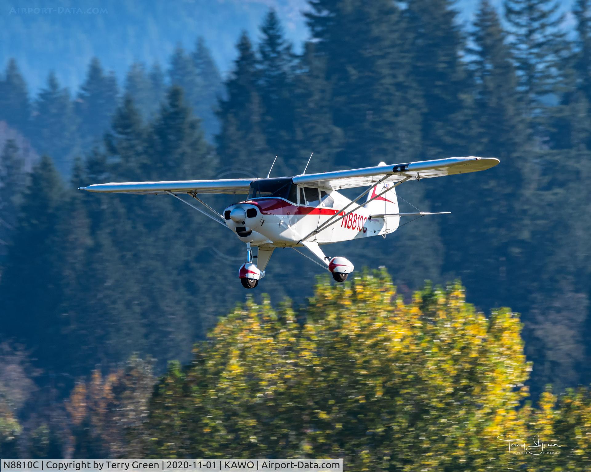 N8810C, 1953 Piper PA-22-135 Tri-Pacer C/N 22-1423, KAWO