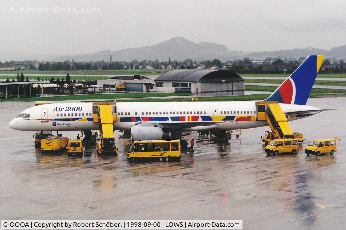 G-OOOA, 1987 Boeing 757-28A C/N 23767, G-OOOA @ LOWS