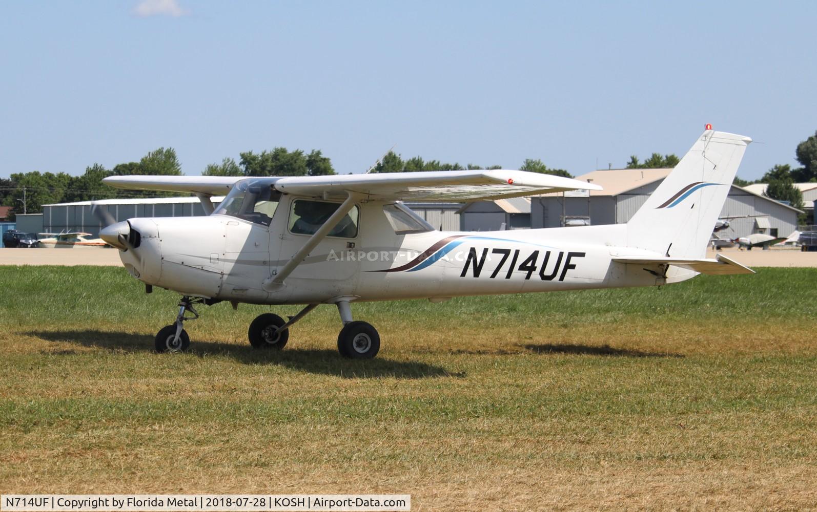 N714UF, 1977 Cessna 152 C/N 15279438, EAA OSH 2018