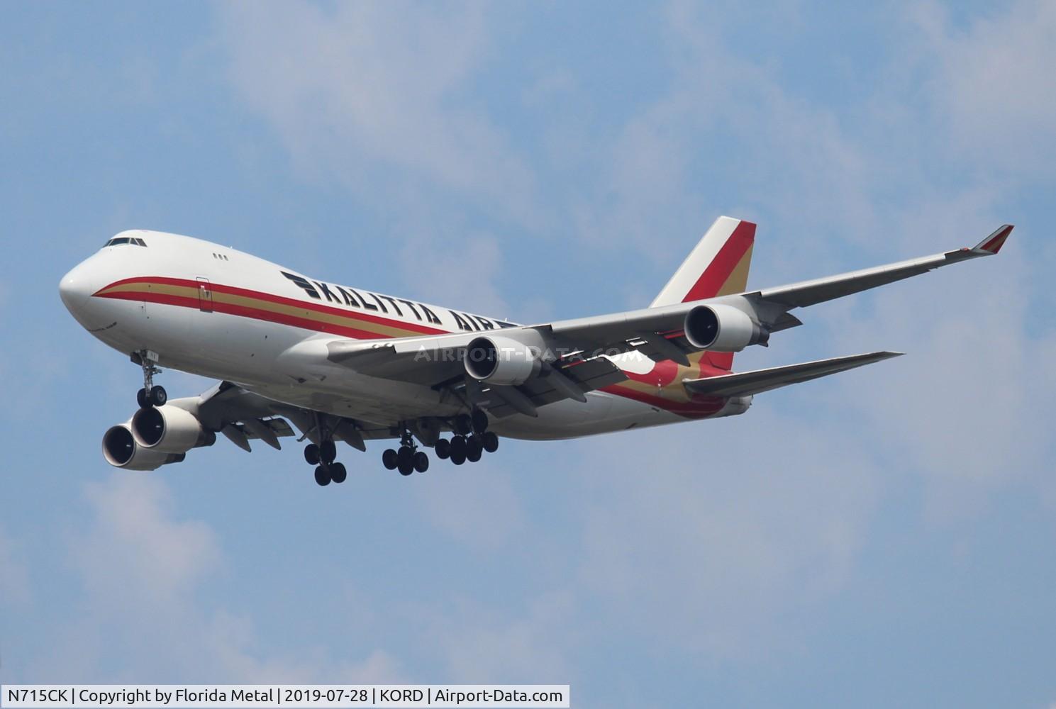 N715CK, 2002 Boeing 747-4B5F/SCD C/N 32809, ORD spotting 2019