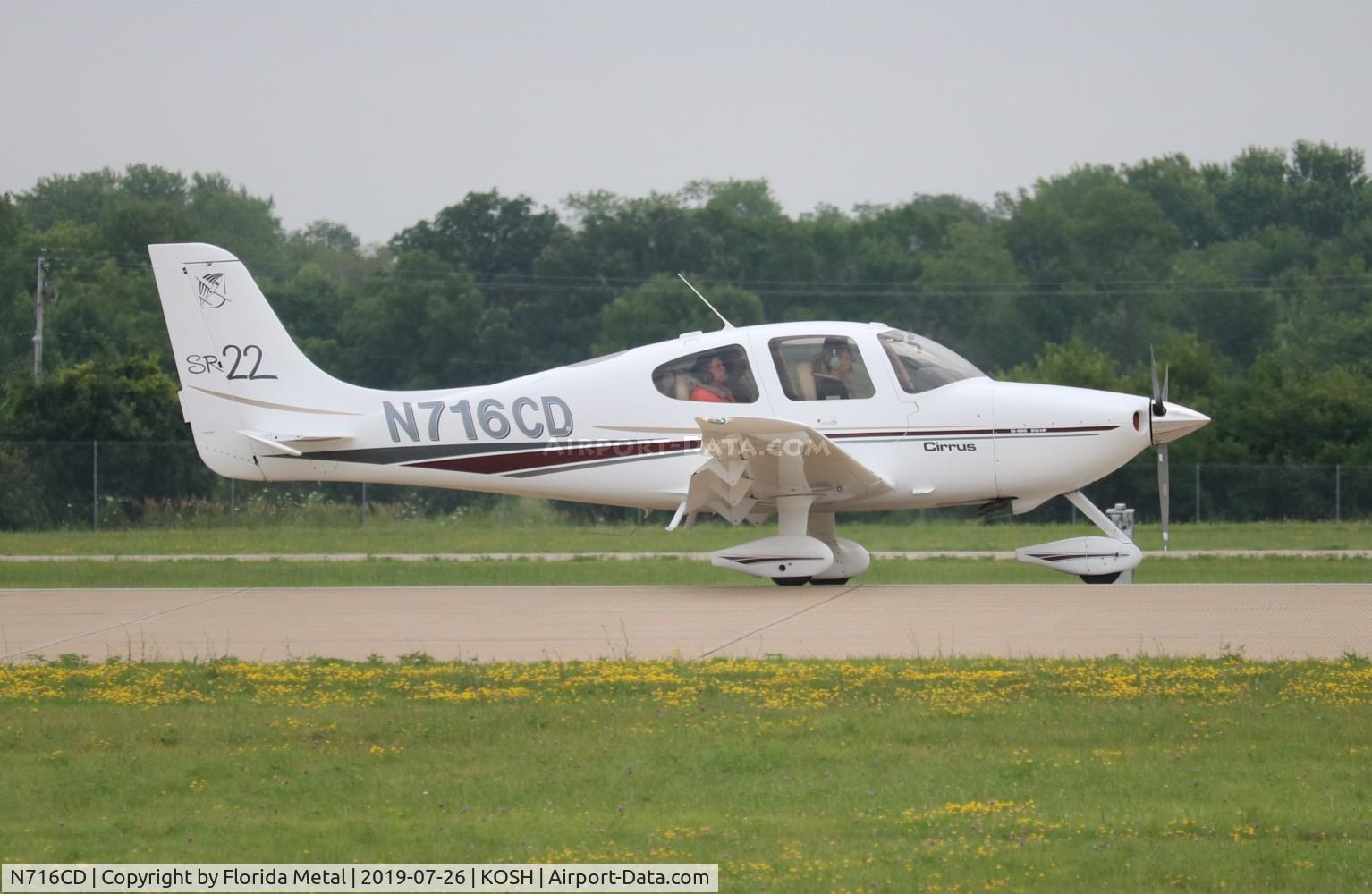 N716CD, 2001 Cirrus SR22 C/N 0039, EAA OSH 2019