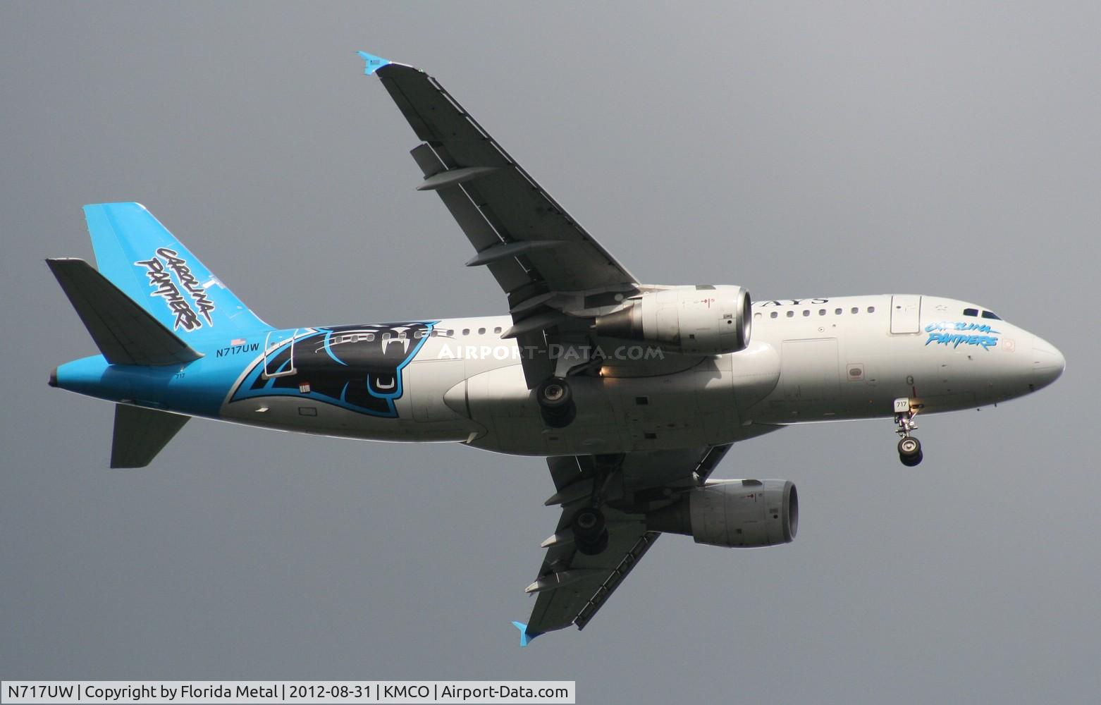 N717UW, 1999 Airbus A319-112 C/N 1069, MCO 2012