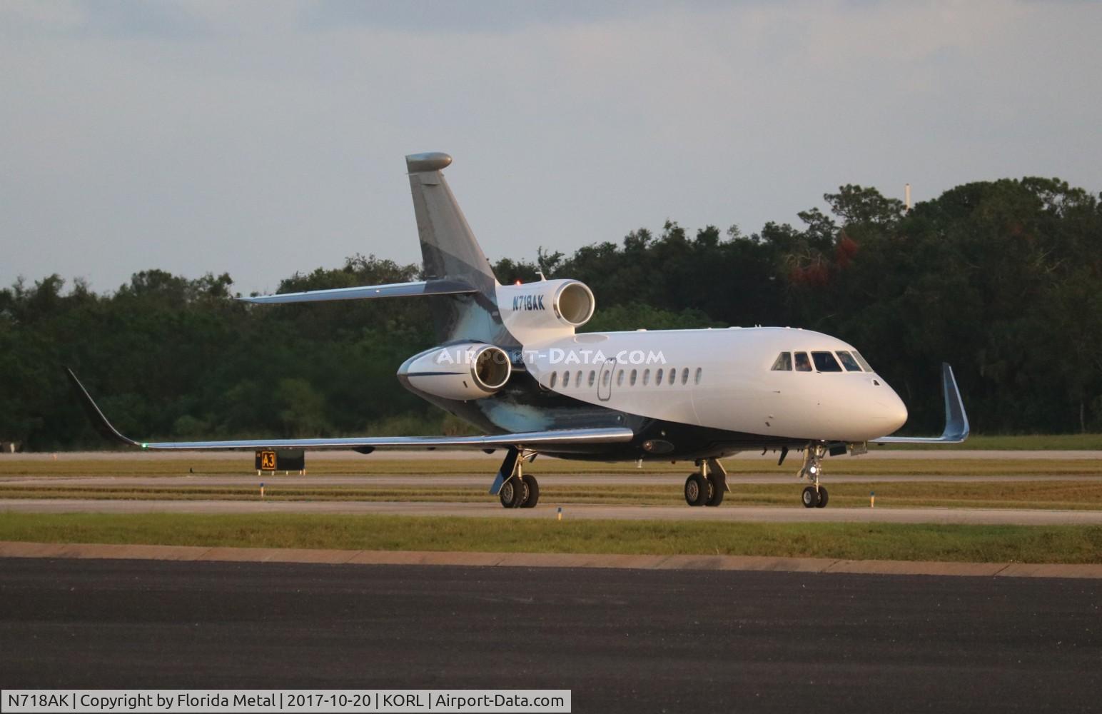 N718AK, 2008 Dassault Falcon 900EX C/N 201, ORL spotting 2017