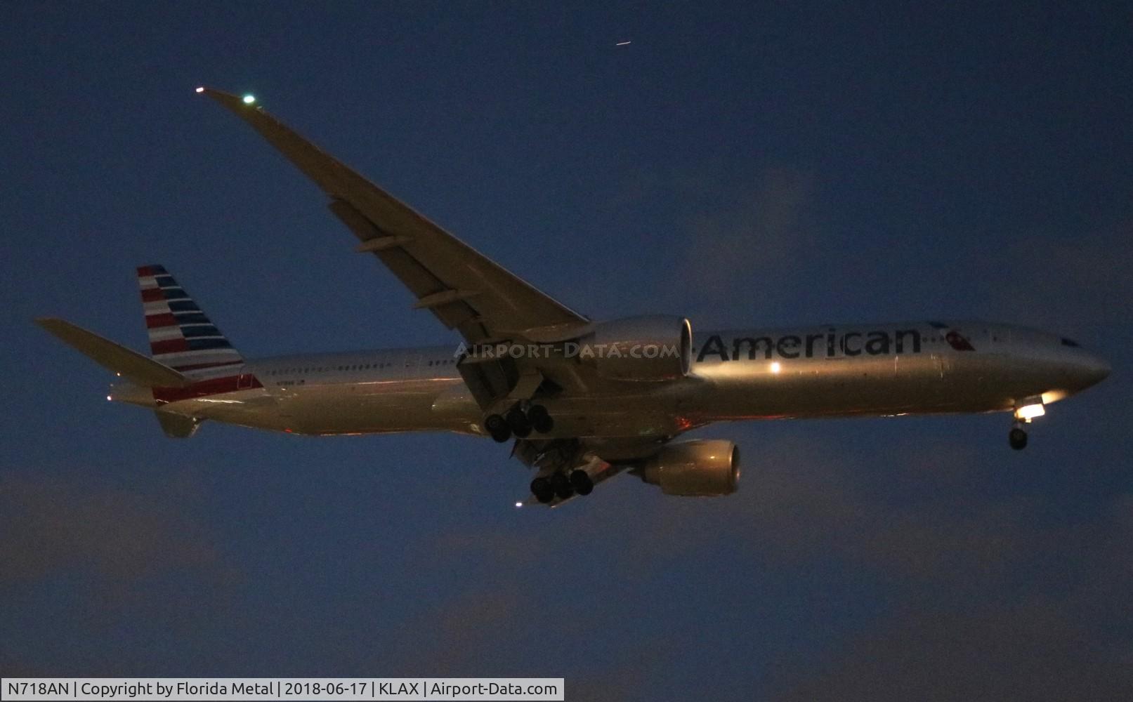 N718AN, 2012 Boeing 777-323/ER C/N 41665, LAX spotting 2018