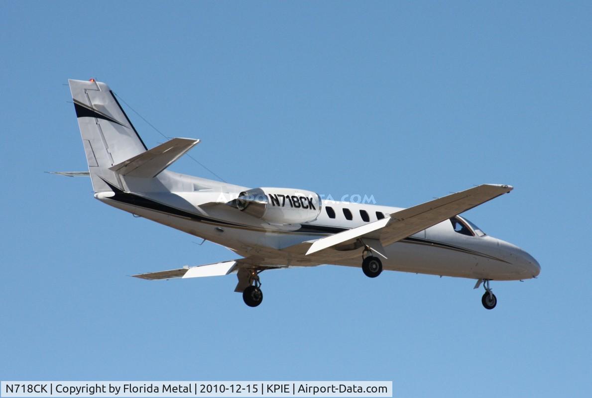 N718CK, 1982 Cessna 550 C/N 550-0368, PIE O.F.A. 2010