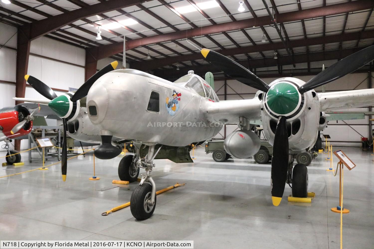 N718, 1944 Lockheed P-38L C/N 8187, Yanks Air Museum