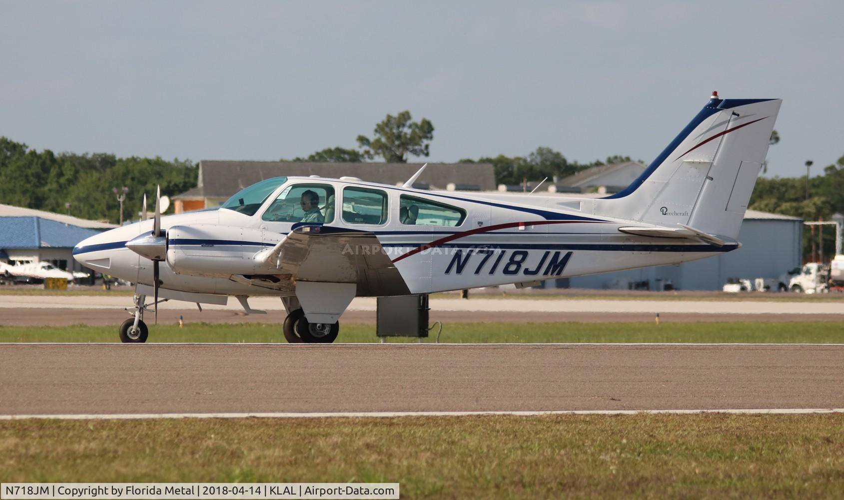 N718JM, 1979 Beech 95-B55 (T42A) Baron C/N TC-2257, SNF LAL 2018
