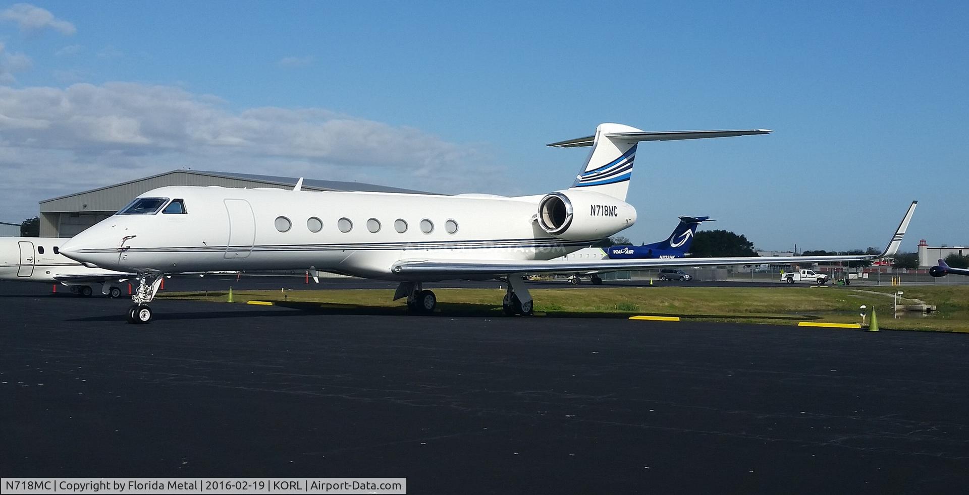 N718MC, 2004 Gulfstream Aerospace G-V C/N 5061, ORL spotting 2016