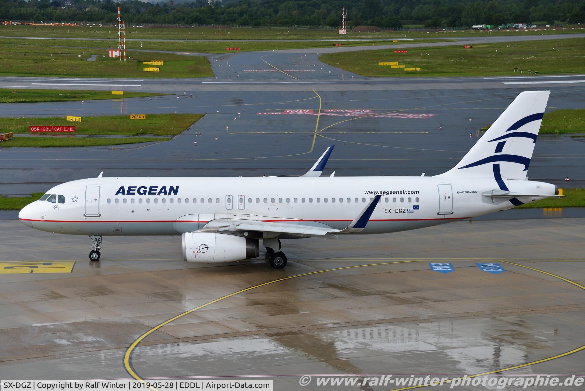 SX-DGZ, 2015 Airbus A320-232 C/N 6643, Airbus A320-232(W) - A3 AEE Aegean Airlines - 6643 - SX-DGZ - 28.05.2019 - DUS