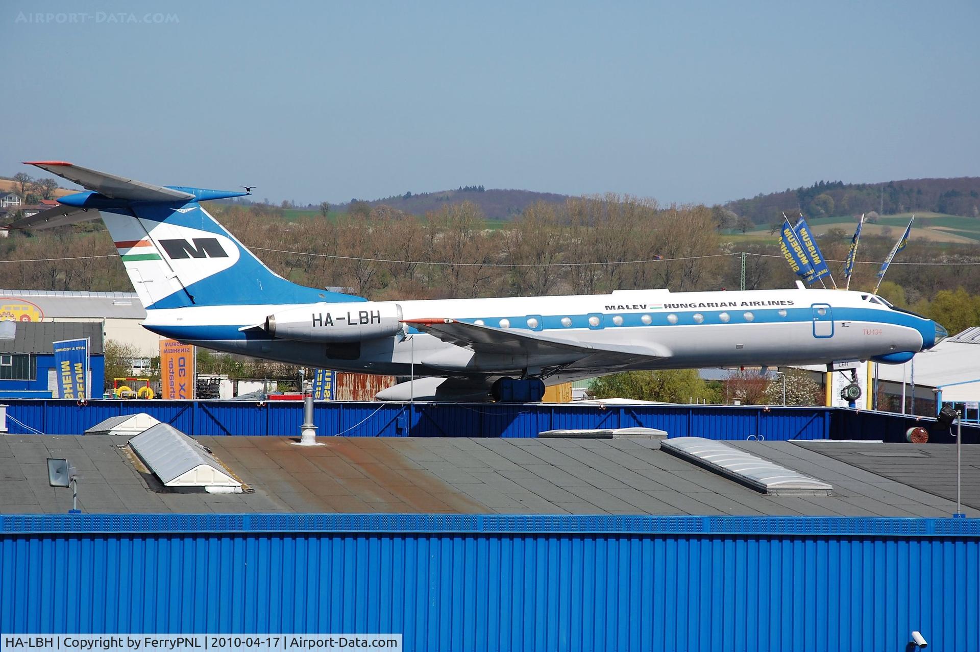 HA-LBH, 1970 Tupolev Tu-134A C/N 0350925, Sinsheim Museum