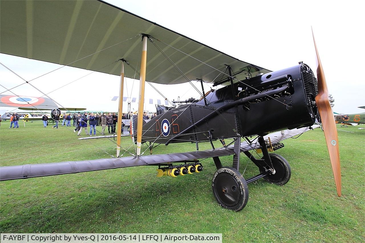 F-AYBF, Bristol F.2B Fighter C/N C794, Bristol F.2B Fighter, Static display, La Ferté-Alais airfield (LFFQ) Airshow 2016