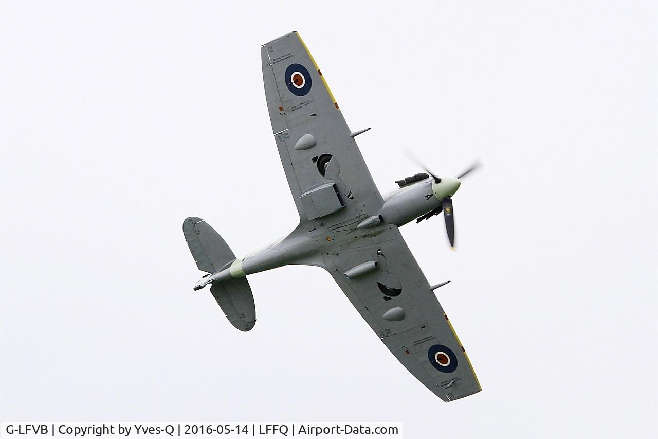 G-LFVB, 1942 Supermarine 349 Spitfire LF.Vb C/N CBAF.2403, Supermarine Spitfire MK-Vb, On display, La Ferté-Alais (LFFQ) air show 2016