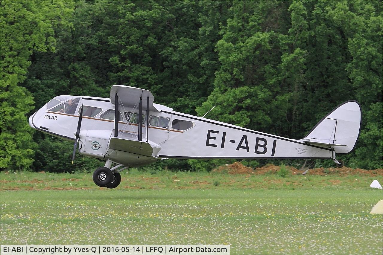 EI-ABI, 1936 De Havilland DH-84 Dragon 2 C/N 6105, De Havilland DH-84 Dragon 2, Take off rwy 28, La Ferté-Alais airfield (LFFQ) Air show 2016