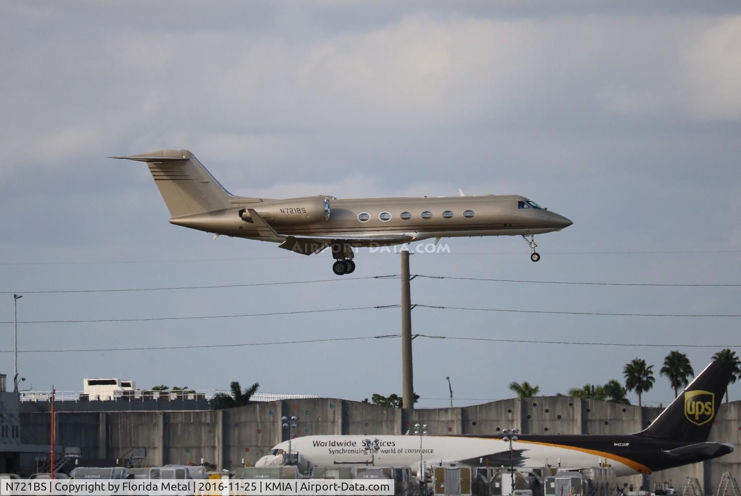 N721BS, 2003 Gulfstream Aerospace G-IV C/N 1516, MIA spotting 2016