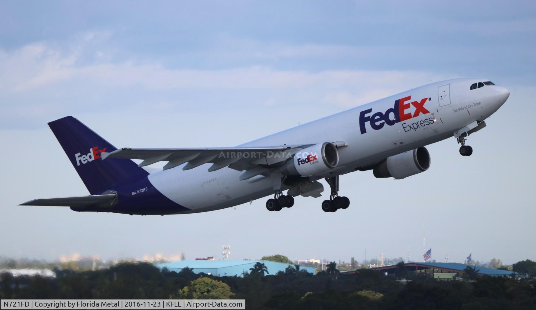 N721FD, 1988 Airbus A300B4-622R C/N 477, FLL spotting 2016